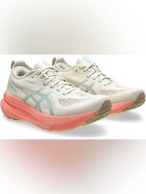 ASICS Gel-Kayano 31 Women’s Running Shoes Birch Energy Aqua